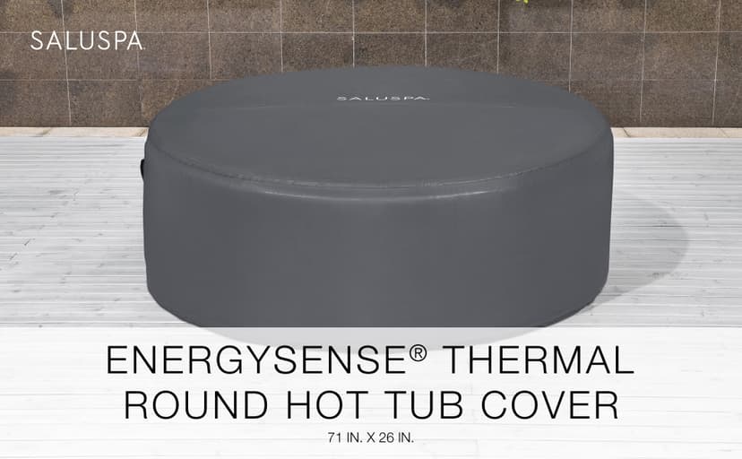 Bestway SaluSpa EnergySense Thermal Inflatable Hot Tub Spa Cover 71" x 26"