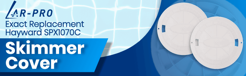 AR-PRO (2 Pack) Exact Replacement Hayward SPX1070C Skimmer Cover - Heavy-Duty Pool Skimmer Lid Direct Replacement for Hayward SP1070, SP1071, and SP10712S Automatic Skimmer Models