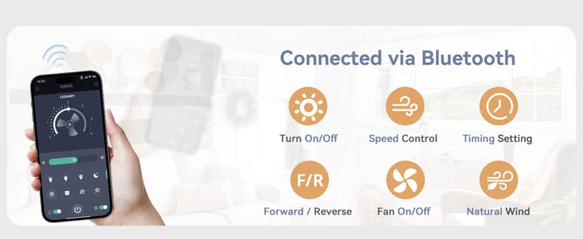 LEDIARY 20" Caged Ceiling Fans with Lights and Remote, Flush Mount Bladeless Ceiling Fan Low Profile, Small Farmhouse Industrial Enclosed Ceiling Fan with Light for Bedroom, Kitchen, Indoor