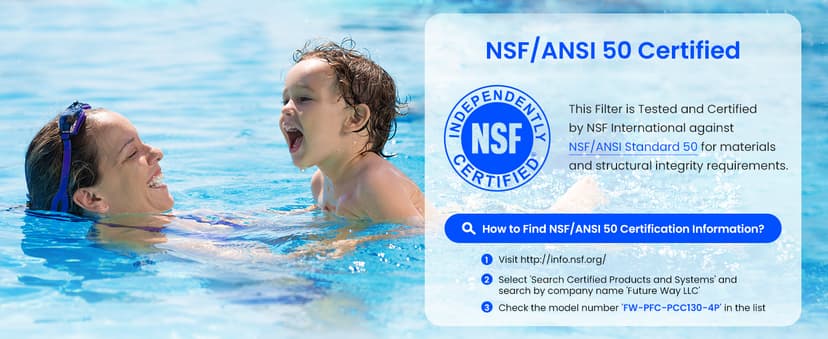 Future Way 4-Pack CCP520 Pool Filter Cartridges Replacement for Pentair Clean & Clear Plus 520, Replace Pleatco PCC130, Pentair R173578, 520 sq.ft