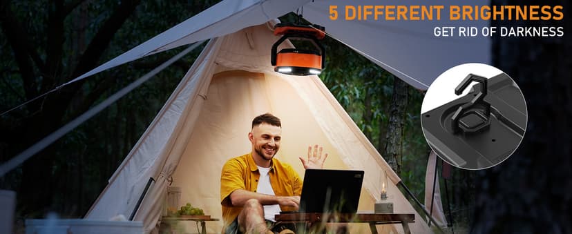 40000mAh Battery Operated Camping Fan, Rechargeable High Velocity Floor Fan, Auto Oscillation Remote Control Timer - Cordless Outdoor Fan for Car Travel RV Camp Garage Patio Hurricane Emergency