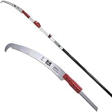 EZ Kut Kamikaze Saw Curved Blade with Scabbard - 19.3 Inch Heavy Duty Pruning - Carbon Hardened Steel Japanese Technology- Best Pruning Saw for Tree Trimming