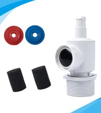 Pool Ladder Bumpers for Inground Pool - 4Packs Inside Plug Caps fit 1.9" Standard Steps Tubing, Rubber Foot Cover Protect Swimming Pool Liner