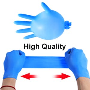PEIPU Nitrile Disposable Gloves,Powder Free, Cleaning Service Gloves, Latex Free
