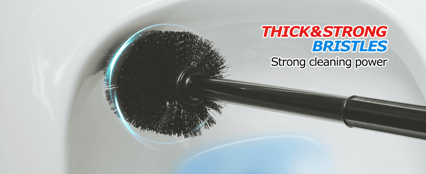 2Pack 2 in 1 Toilet Brush and Plunger Set, Extended Handle Plunger,Toilet Bowl Brush Plunger Set,Clean Gloves,Cleaning Tools,Cleaning Brush,Cleaning Supplies,Toilet Brush Plunger Combo,Black