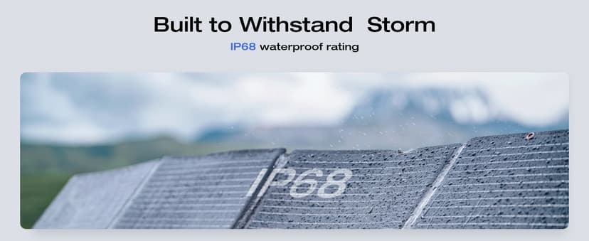 EF ECOFLOW Solar Generator 3.6KWh DELTA Pro with 2X400W Portable Solar Panel, 23% High Efficiency, 5 AC Outlets, 120V/3600W, for Home Backup Outdoors Camping RV Emergency