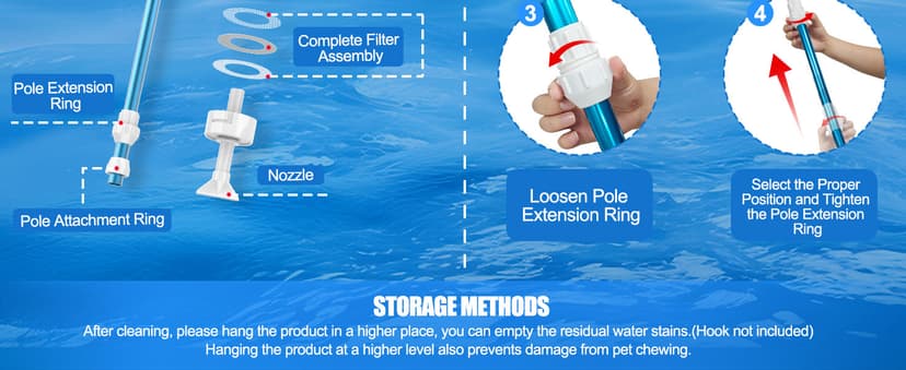 Paradise Power Spa Vac 6250 Compatible Hot Tub Vacuum - Cordless, No Batteries, Sucks Up Rocks, Leaves in Spas, Hot Tubs, Pool Steps