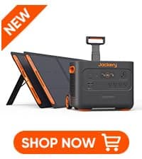 Jackery Solar Generator 2000 v2 with 2x200W Solar Panels, 2042Wh/2200W LiFePo4 Portable Power Station, 20ms UPS Home Backup, USB-C PD 100W Fast Charging for Power Outages, Emergencies, Camping & RVing