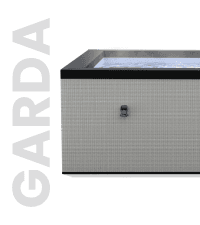 Tahoe Energy-Efficient Hot Tub Bundle | 4-Person Rigid Eco Foam Spa with Thermal Cover & Insulated Foam Mat | Charcoal Black