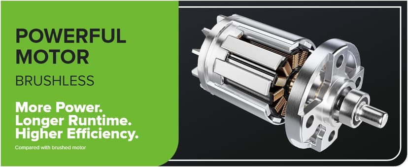 Greenworks 60V 17" Brushless (Push) Lawn Mower, 4.0Ah Battery and 3A Charger