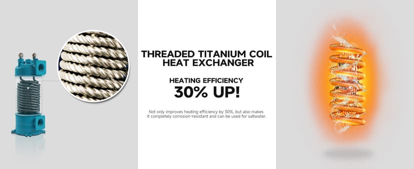 Pool Heater for Above Ground Pools, 14000BTU Electric Swimming Pool Heat Pumps for Inflatable Pools up tp 5000gallons,110V-120V/60Hz Portable Pool Warmers