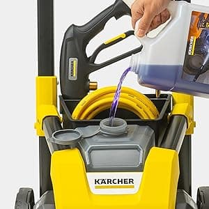 Kärcher Pressure Washer K1800PS, Max 2250 PSI, 3 Spray Nozzles, Detergent Tank, For Cars, Driveways, Siding, Patios, 1.46 max. GPM