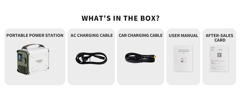 EHOM Portable Power Station 350W (Peak 700W), EP350 299Wh Solar Generator with 120V Pure Sine Wave AC/USB/Car Outlets, Backup Lithium Battery Generator for CPAP Outdoor RV Camping Emergency Blackout