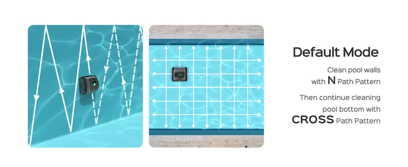 (2024 Upgrade) WYBOT C1 Robotic Pool Cleaner for In Ground Pools up to 65 FT in Length, 150mins Runtime, Cordless Pool Vaccum with Wall Climbing Function, Larger Top-Loading Filters Green