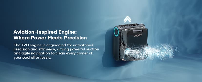 Aiper Scuba X1 Pro Max All-in-One Pool Cleaning Robot with Caddy, Pool Mapping, Adaptive Path, 8500 GPH Power, Double Filtration, Smart Surface Parking, Pool Vacuum for All Inground Pools