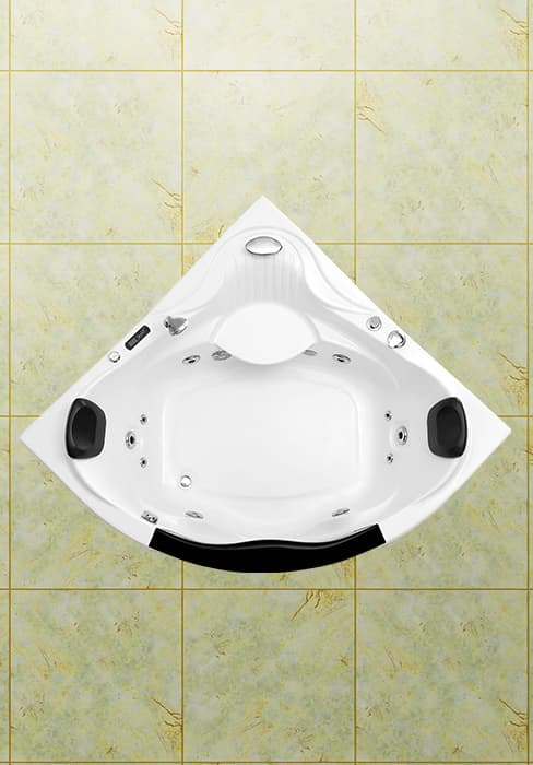 72-Inch Whirlpool Jetted Tub,Acrylic Hydro Massage Bathtub with 10 Jets, Color-Changing LED Lights,2-Person Jetted Bath Tub for Couples