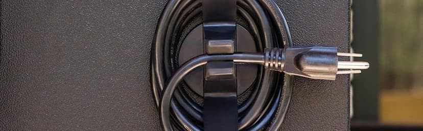 Wood Pellet Grill Smoker Magnetic Power Cord Organizer - Wrap And Organize Your Power Cord Onto Your Pellet Grill - Works With Powder Coated Steel Grills, NOT Stainless Steel