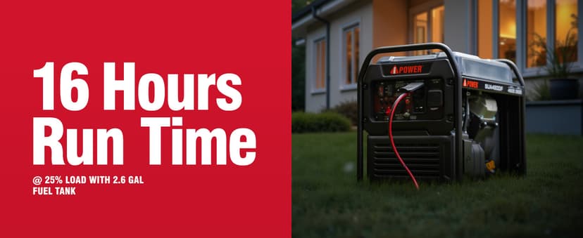 A-iPower 4600W RV-Ready Open Frame Inverter Generator Gas Powered, Lightweight Portable Power Supply with CO Sensor