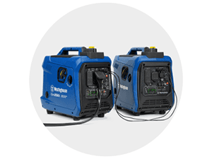 Westinghouse 2550 Peak Watt Super Quiet & Lightweight Portable Inverter Generator, RV Ready 30A Outlet, Gas Powered, CO Sensor, Parallel Capable, Long Run Time,Blue