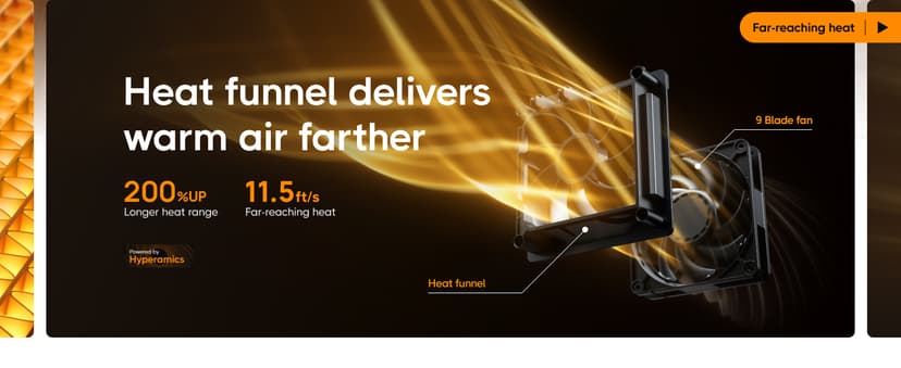 Dreo Space Heater, Portable Electric Heaters for Indoor Use with Thermostat and Remote, 2024 Upgraded, Digital Display, 12H Timer, 5 Mode, 1500W PTC Ceramic Fast Safety Heat for Office Bedroom Home