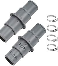 Heavy Duty Pool Vacuum Head with Side Brush & Wheels for Vinyl Liner Professional Weighted Swimming Pool Vac Cleaner Heads for Inground & Above Ground Pool - Orange