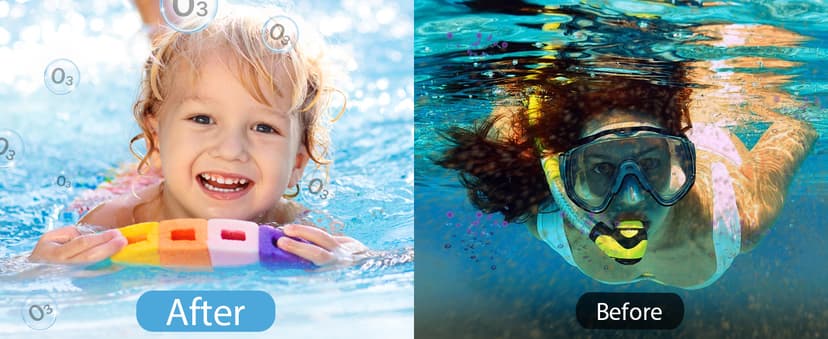 Spa Ozone Generator Kit with Venturi Injector, Ozone Generator for Hot Tub, Cold Plunge, 50mg/h Portable Ozone Generator Water, Universal: 110V / 240V (AMP-4 Plug)