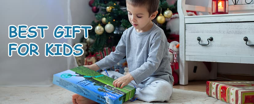 OMMO Metal Detector, Adjustable 27.5”-37.8” Metal Detector for Kids with Intuitive LCD Display, Lightweight Kids Metal Detectors with 6” Search Coil for Exploration Hiking