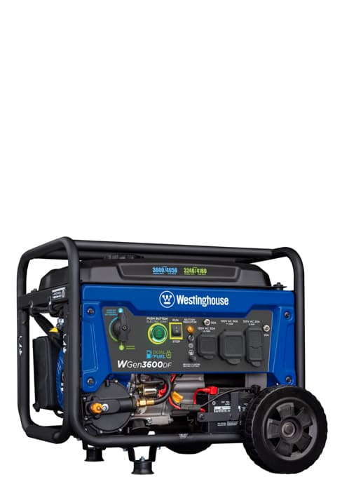 Westinghouse Outdoor Power Equipment 4650 Peak Watt Portable Generator, RV Ready 30A Outlet, Gas Powered