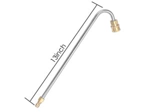 Pressure Washer Gutter Cleaner Attachment, Pressure Power Washer Gutter Cleaning, 4000 PSI, 13 Inch, 1/4 Quick Connect