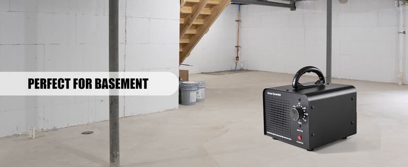 HHGM 48,000mg/h High Capacity Ozone Machine Generator, Commercial Industrial Quartz Tube Air Purifier, Ionizer & Deodorizer Ozone Odor Eliminator Suitable for Home, Car, Basements, Pets, Smoke, Farms