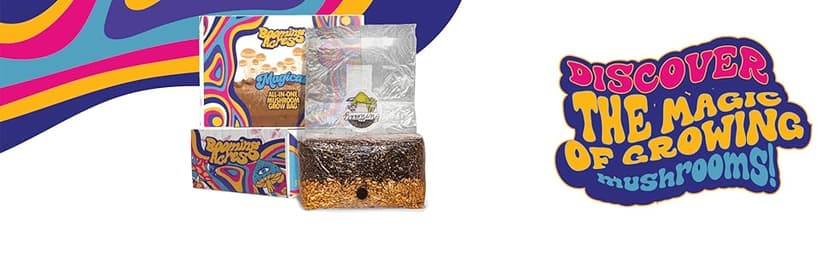 | The Magical 5lb All-in-One Mushroom Grow Bag | Mushroom Grow Kit | Harvest Your own Happiness | Discover The Magic of Growing Mushrooms - 5lb Grow Bag Mushroom Starter Kit