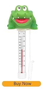 XY-WQ Floating Pool Thermometer, Large Size Easy Read for Water Temperature with String - Swimming Pool, Spas, Hot Tubs, Ponds (Dolphin3)