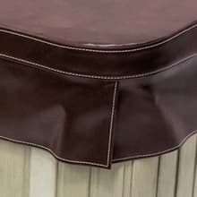 The Cover Guy Hot Tub Cover | Replacement Spa Covers with UV Protected Vinyl + High Density Foam | Energy-Saving Cover for All Climates | Fits Square Tubs with 82-84" Sides and 6" Corners | Espresso