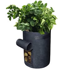 Gardzen 20-Pack 5 Gallon Grow Bags, Aeration Fabric Pots with Handles
