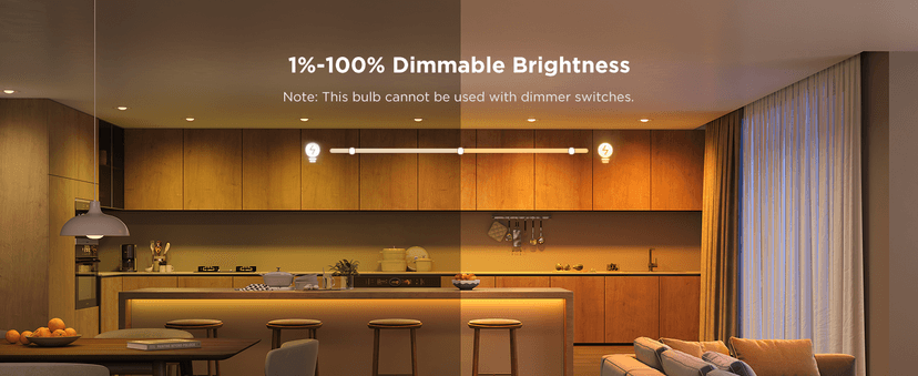 Govee BR30 Smart Light Bulbs, Works with Matter, Alexa and Google Assistant, LED Light Bulb, WiFi RGBWW Color Changing Flood Light Bulbs, Recessed Can Light Bulb, 2.4Ghz only, 850 Lumen, 4 Pack