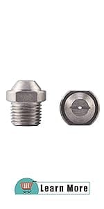 RIDGE WASHER Pressure Washer Gauge with 3/8 Inch Quick Connect Socket and Plug, 6000 PSI