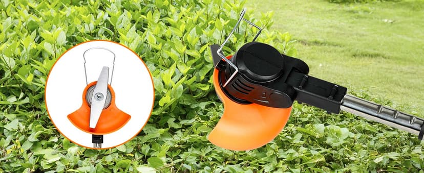 Weed Wacker Cordless,24v Electric Weed Eater Battery Powered,3 in 1 Lightweight Grass Trimmer with 2 4.0 Ah Batteries & Charger,Height Adjustable Wheeled Brush Cutte for Lawn Care,Garden,Yard (red)