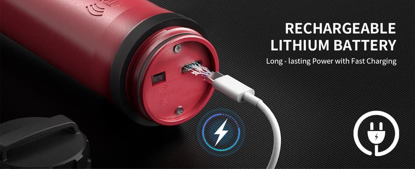 Rechargeable Metal Detector Pinpointer for Adults & Kids, Fully Waterproof Handheld Metal Detector Wand for Underwater, Portable Small Gold Detector Tool with LED Light and Adjustable Sensitivity