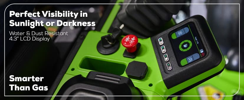 Greenworks 80V 60" Zero Turn, (2) 12.0Ah + (4) 8.0Ah Batteries + Wall Charger