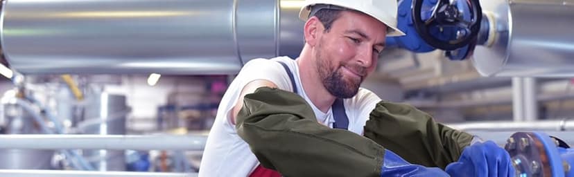 MUMUKE Long Waterproof Gloves, Long Chemical Gloves, Reusable, Padded Cotton Lined/Acid & Oil Resistant 28 inch