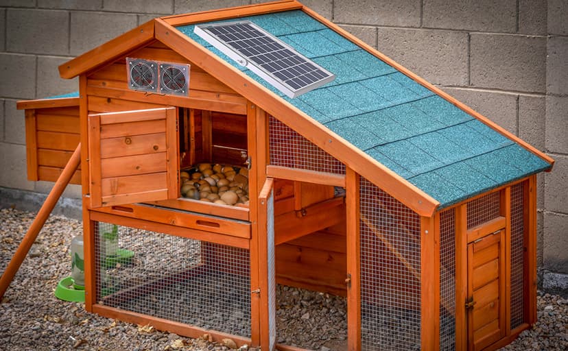 SOLPERK Solar Fan for Greenhouse, 10W Solar Powered Fan for Chicken Coop, Waterproof Solar Exhaust Fan for Shed with 11.8ft/3.6m Cable