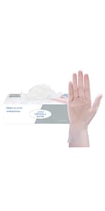 PEIPU Nitrile Gloves,Medical Exam Gloves,Disposable Cleaning Gloves,Powder Free, Latex Free,Non-Sterile Protective Gloves