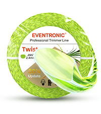 Weed Eater String, Eventronic 095 Trimmer Line of 150-Feet, Trimmer Line for Universal Replacement, Twist Weed Wacker String Fits Medium& Heavy Grass&Weeds, String Trimmer Line of Yellow Premium Nylon