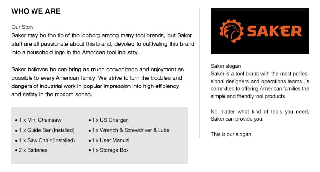 Saker Mini Chainsaw,Portable Electric Chainsaws Cordless,Small Handheld Chain Saw Pruning Shears Chain Saws for Tree Branches,Father's Day Gift for for Men Dad Husband Women,Courtyard and Garden