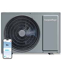 Electric Pool Heater for Inground Pool 30000 BTU Swimming Pool Heater Pump Above Ground Pool Heater 120V 8000 Gallon Heating or Cooling WiFi Control Schedule