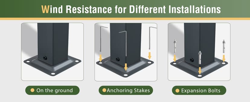 AOXUN Outdoor Gazebo for Patio 10x10, Metal Frame Canopy with Double Roofs, Heavy Duty Party Tent and Shelter with Mosquito Netting and Privacy Screen for Backyard, Lawn, Garden, Deck (Grey)