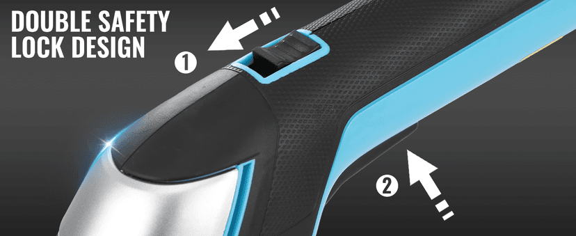 DURATECH Cordless Hedge Trimmer, 7.2V 3-in-1 Handheld Electric Grass Trimmer & Hedge Shears with 50" Wheeled Extension Pole, USB Type-C Cable and Built-in Li-ion Battery, for Garden, Yard and Lawn