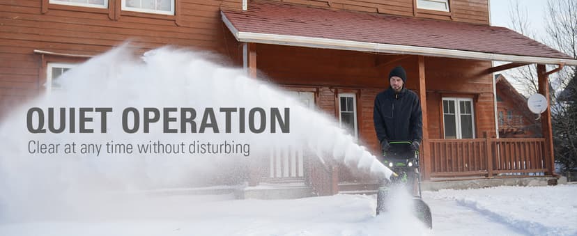 Greenworks 80V (75+ Compatible Tools) 20” Brushless Cordless Snow Blower, 2.0Ah Battery and Charger Included