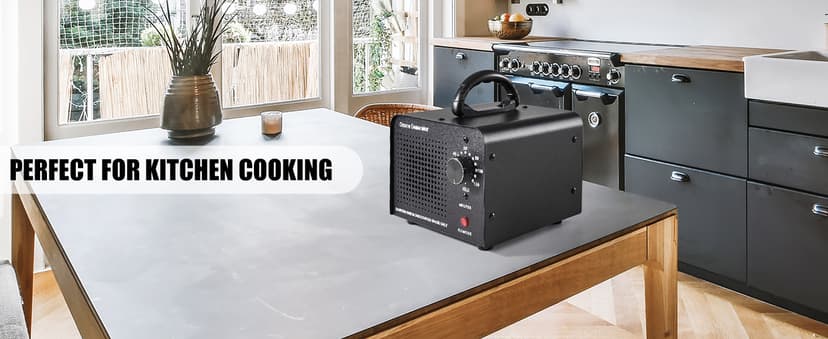 HHGM 48,000mg/h High Capacity Ozone Machine Generator, Commercial Industrial Quartz Tube Air Purifier, Ionizer & Deodorizer Ozone Odor Eliminator Suitable for Home, Car, Basements, Pets, Smoke, Farms