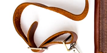 Luchuan Waterproof Waxed Canvas Tool Apron With the Adjustable Genuine Leather Belt (Black)